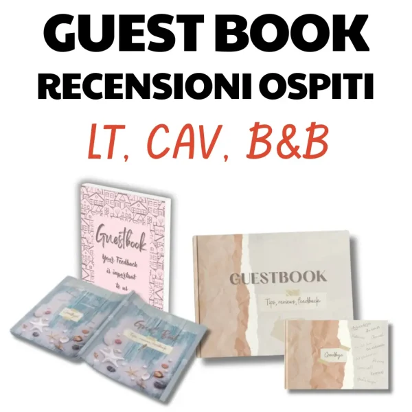 libro degli ospiti per B&B