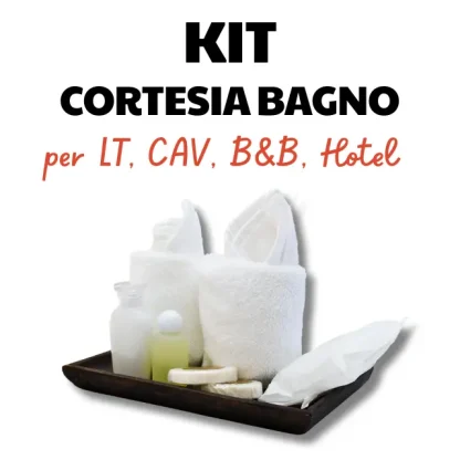 kit cortesia bagno B&B, CAV, Locazioni turistiche